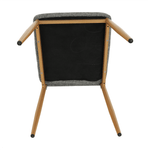 Casa si Gradina - Mobilier - Scaune si fotolii - Scaune - Scaun, material textil gri deschis/cadru metalic fag, COLETA NOVA - Infinity.ro