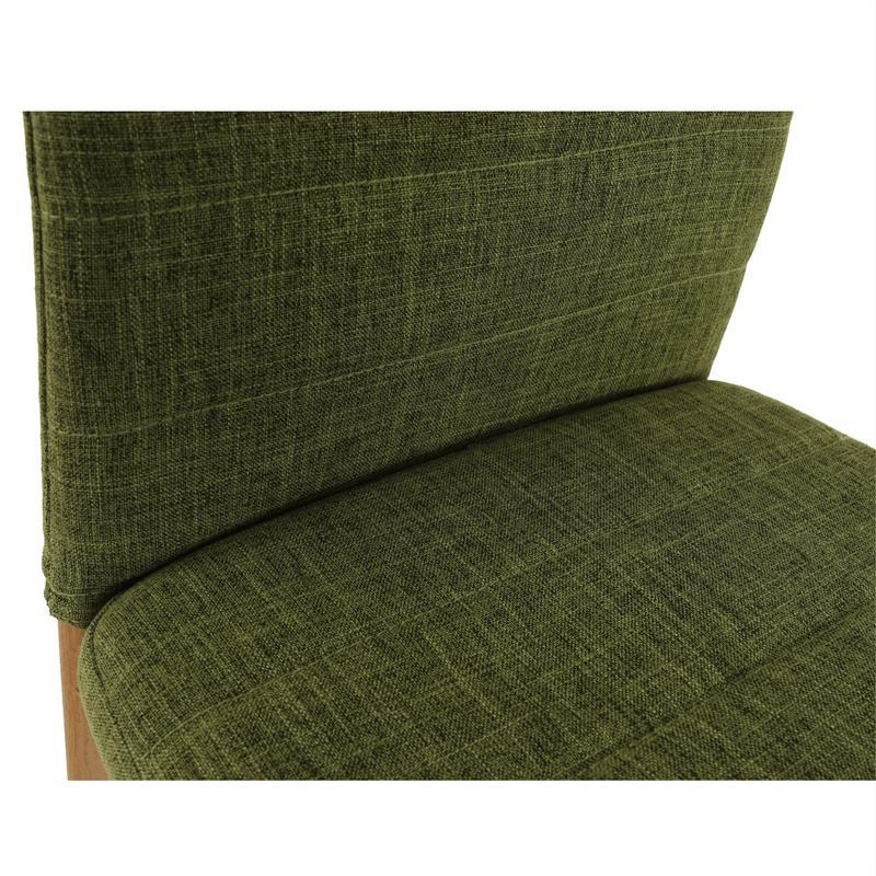 Casa si Gradina - Mobilier - Scaune si fotolii - Scaune - Scaun, material textil verde/cadru metalic fag, COLETA NOVA - Infinity.ro