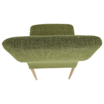 Casa si Gradina - Mobilier - Scaune si fotolii - Scaune - Scaun, material textil verde/cadru metalic fag, COLETA NOVA - Infinity.ro