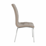 Casa si Gradina - Mobilier - Scaune si fotolii - Scaune - Scaun dining, bej/crom, GERDA NEW - Infinity.ro