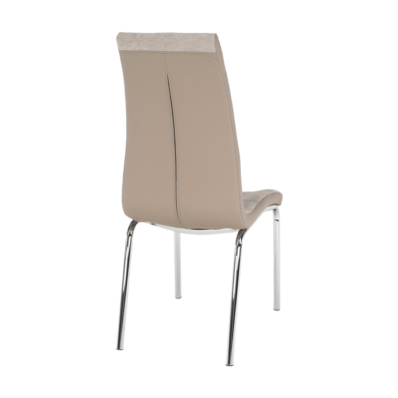 Casa si Gradina - Mobilier - Scaune si fotolii - Scaune - Scaun dining, bej/crom, GERDA NEW - Infinity.ro
