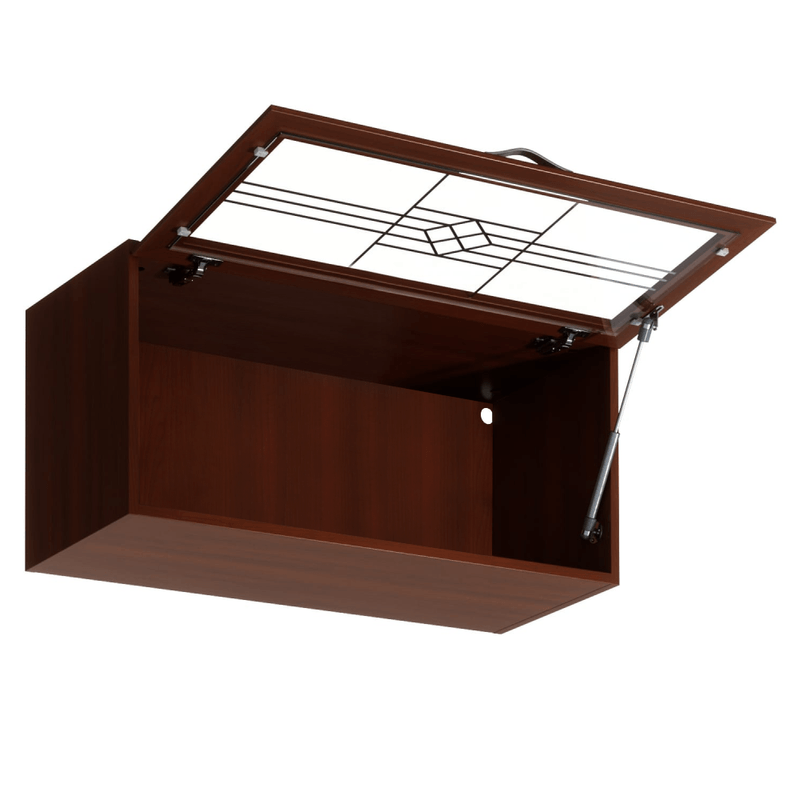 Casa si Gradina - Mobilier - Dulapuri si sifoniere - Dulapuri - Dulap superior G80KS cu geam, nuc Milano, SICILIA - Infinity.ro