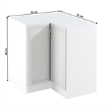 Casa si Gradina - Mobilier - Dulapuri si sifoniere - Dulapuri - Dulap inferior de colt D90N, alb/pin Andersen, dreapta, SICILIA - Infinity.ro