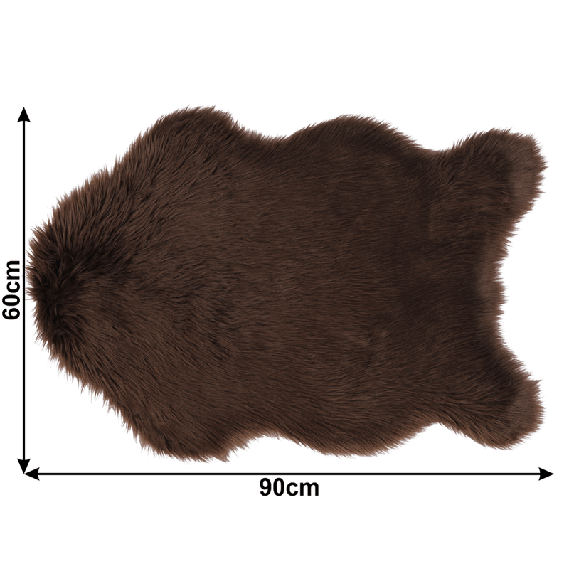 Casa si Gradina - Textile si covoare - Covoare - Covoare casa - Blana artificiala 60x90 cm, maro, EBONY TYP 3 - Infinity.ro