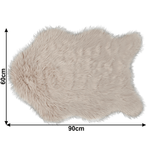 Casa si Gradina - Textile si covoare - Covoare - Covoare casa - Blana artificiala 60x90 cm, bej, EBONY TYP 2 - Infinity.ro