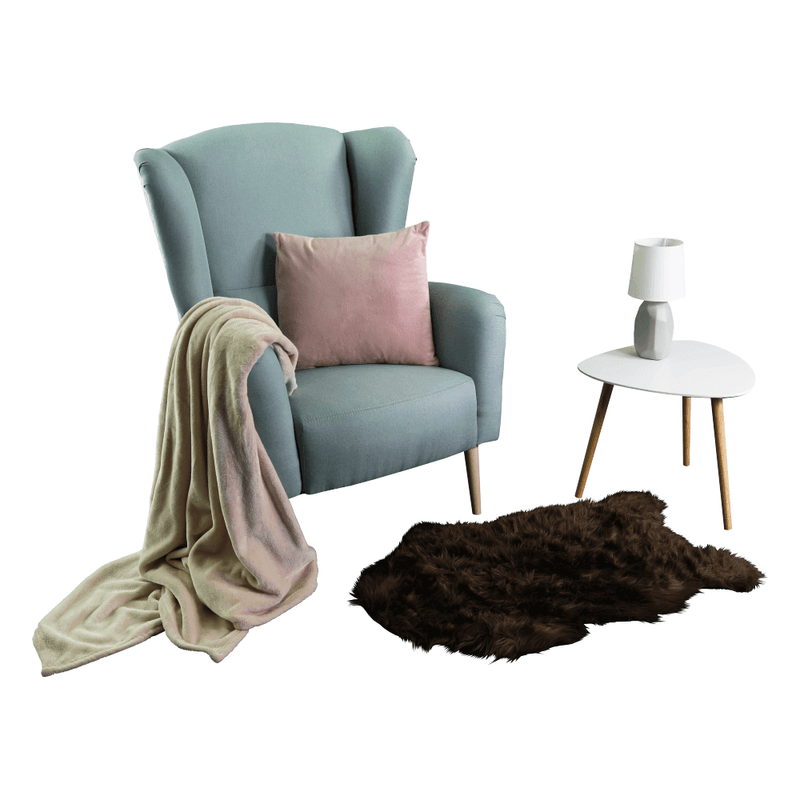 Casa si Gradina - Textile si covoare - Covoare - Covoare casa - Blana artificiala 60x90 cm, maro, EBONY TYP 3 - Infinity.ro