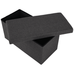 Casa si Gradina - Mobilier - Scaune si fotolii - Tabureti - Taburet pliabil, material gri, ORELIA - Infinity.ro