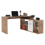 Casa si Gradina - Mobilier - Mese si birouri - Mese bucatarie si dining - Masa calculator, stejar wotan/alb, NOE NEW - Infinity.ro