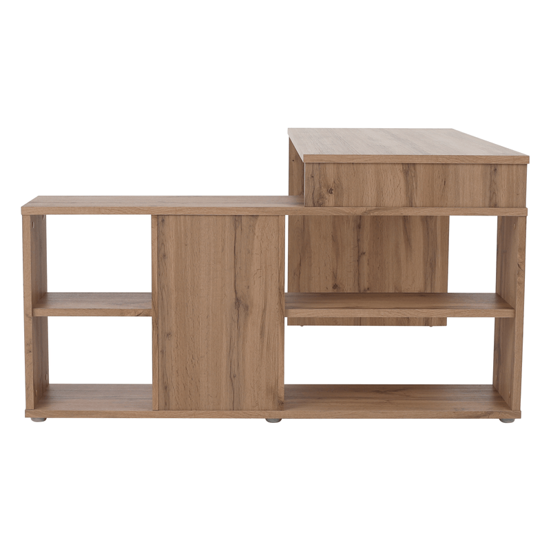 Casa si Gradina - Mobilier - Mese si birouri - Mese bucatarie si dining - Masa calculator, stejar wotan/alb, NOE NEW - Infinity.ro