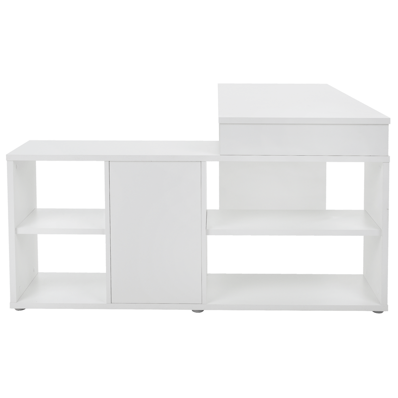 Casa si Gradina - Mobilier - Mese si birouri - Birouri - Masa PC, alba/ciment, NOE NEW - Infinity.ro