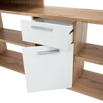 Casa si Gradina - Mobilier - Mese si birouri - Mese bucatarie si dining - Masa calculator, stejar wotan/alb, NOE NEW - Infinity.ro