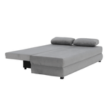 Casa si Gradina - Mobilier - Canapele si coltare - Coltare - Canapea extensibila, textil gri/turcoaz, CLIV - Infinity.ro