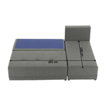 Casa si Gradina - Mobilier - Canapele si coltare - Coltare - Coltar cu colt, gri/negru, dreapta, MEXX - Infinity.ro