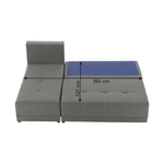 Casa si Gradina - Mobilier - Canapele si coltare - Coltare - Coltar cu colt, gri/negru, stang, MEXX - Infinity.ro