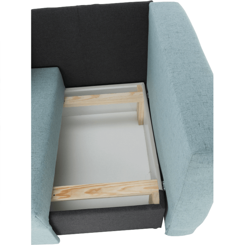 Casa si Gradina - Mobilier - Scaune si fotolii - Fotolii - Fotoliu extensibil, menta/gri, dreapta, BELLA - Infinity.ro