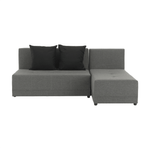 Casa si Gradina - Mobilier - Canapele si coltare - Coltare - Coltar cu colt, gri/negru, dreapta, MEXX - Infinity.ro