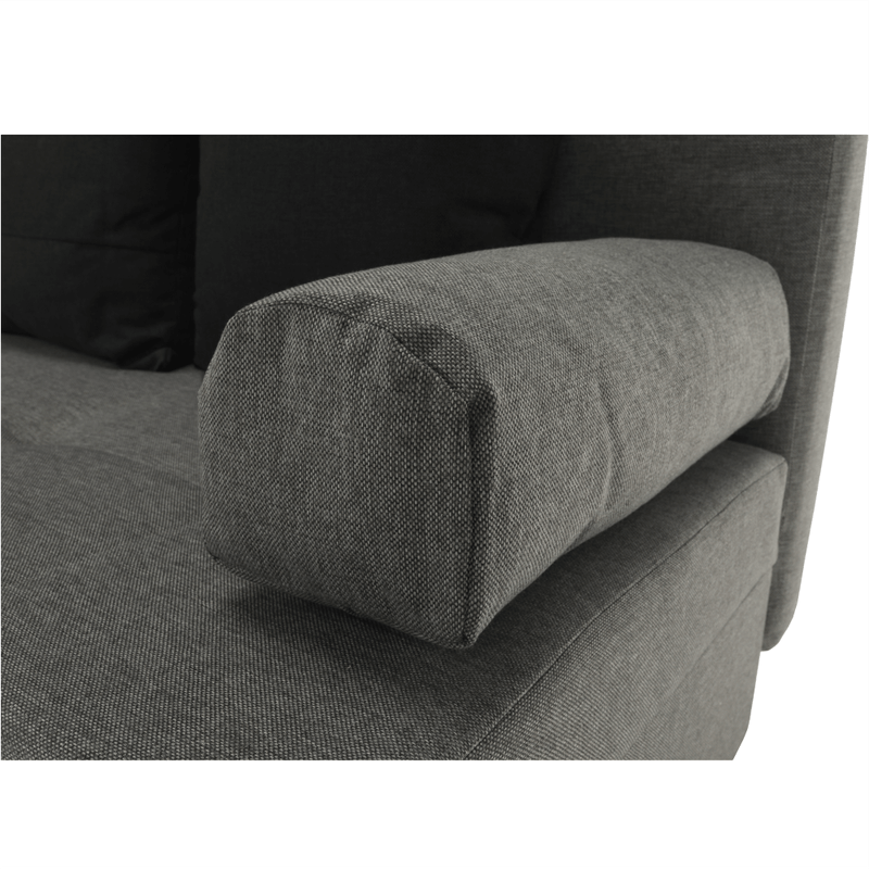 Casa si Gradina - Mobilier - Canapele si coltare - Coltare - Coltar cu colt, gri/negru, stang, MEXX - Infinity.ro