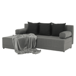 Casa si Gradina - Mobilier - Canapele si coltare - Coltare - Coltar cu colt, gri/negru, stang, MEXX - Infinity.ro