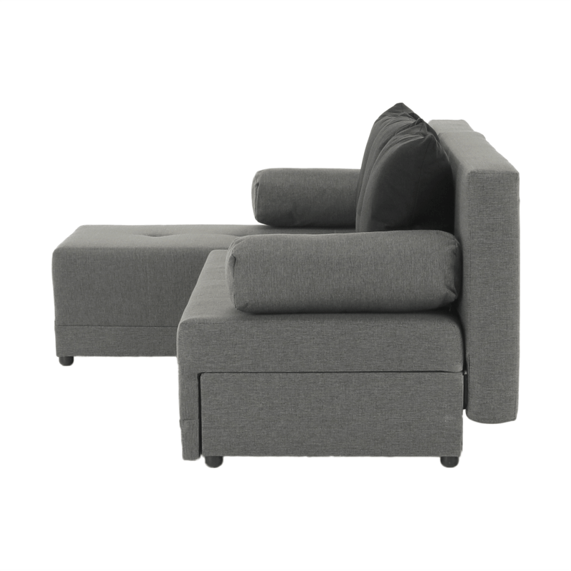 Casa si Gradina - Mobilier - Canapele si coltare - Coltare - Coltar cu colt, gri/negru, stang, MEXX - Infinity.ro