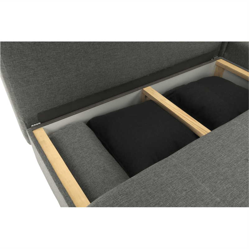 Casa si Gradina - Mobilier - Canapele si coltare - Coltare - Coltar cu colt, gri/negru, dreapta, MEXX - Infinity.ro