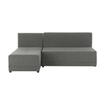 Casa si Gradina - Mobilier - Canapele si coltare - Coltare - Coltar cu colt, gri/negru, stang, MEXX - Infinity.ro