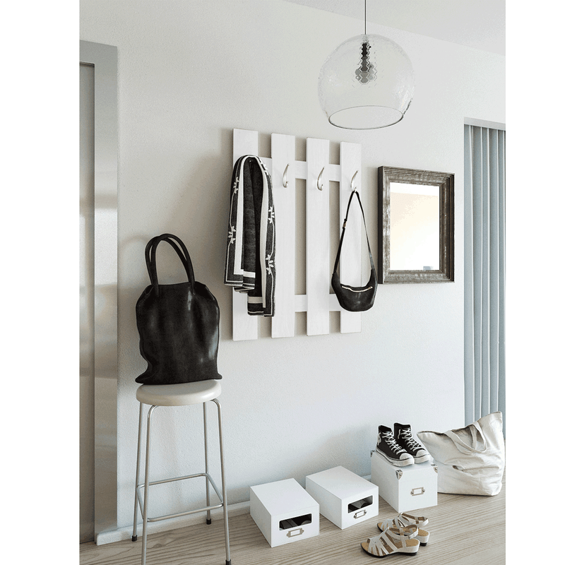 Casa si Gradina - Mobilier - Organizare si depozitare - Cuiere - Cuier perete, alb, KORADO NEW KV11 - Infinity.ro