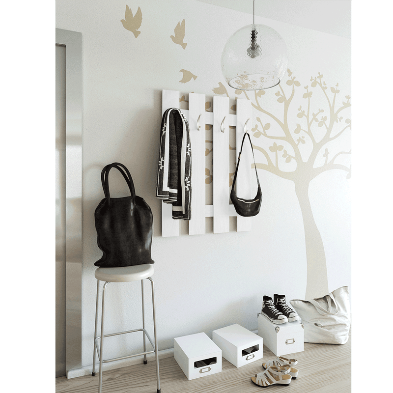 Casa si Gradina - Mobilier - Organizare si depozitare - Cuiere - Cuier perete, alb, KORADO NEW KV11 - Infinity.ro