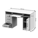 Casa si Gradina - Mobilier - Mese si birouri - Birouri - masa PC, alb, B9 NEW - Infinity.ro