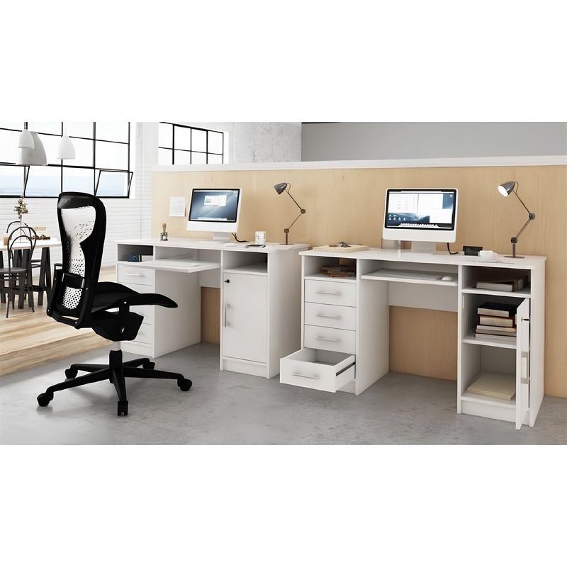 Casa si Gradina - Mobilier - Mese si birouri - Birouri - masa PC, alb, B9 NEW - Infinity.ro