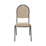 Casa si Gradina - Mobilier - Scaune si fotolii - Scaune - Scaun,  tesatura bej/cadru gri, JEFF 2 NEW - Infinity.ro