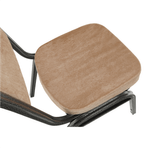 Casa si Gradina - Mobilier - Scaune si fotolii - Scaune - Scaun,  tesatura bej/cadru gri, JEFF 2 NEW - Infinity.ro