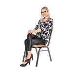 Casa si Gradina - Mobilier - Scaune si fotolii - Scaune - Scaun,  tesatura bej/cadru gri, JEFF 2 NEW - Infinity.ro