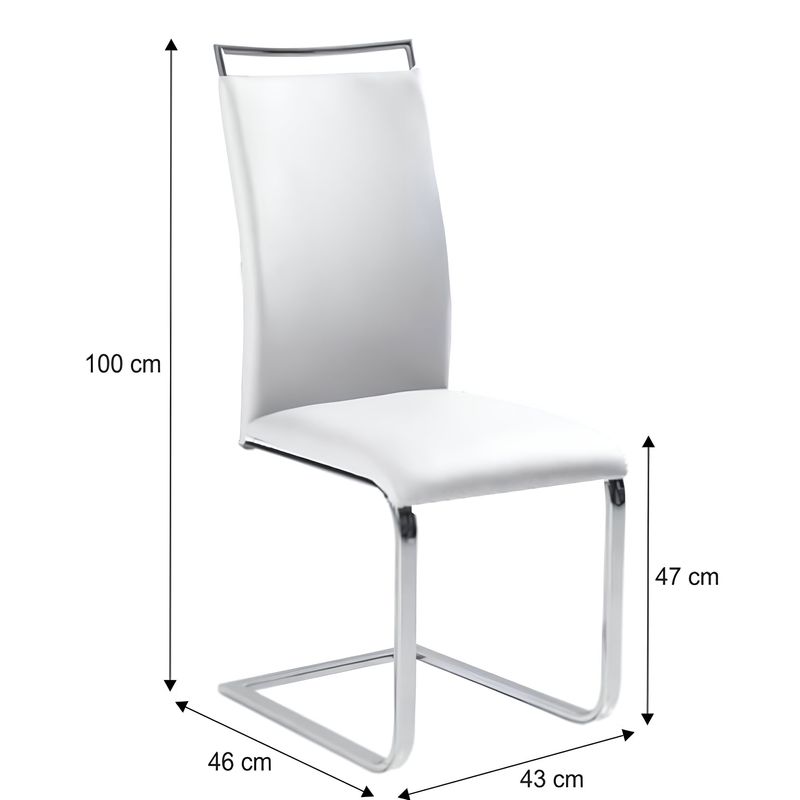 Casa si Gradina - Mobilier - Scaune si fotolii - Scaune - Scaun dining, alb, BARNA NEW - Infinity.ro