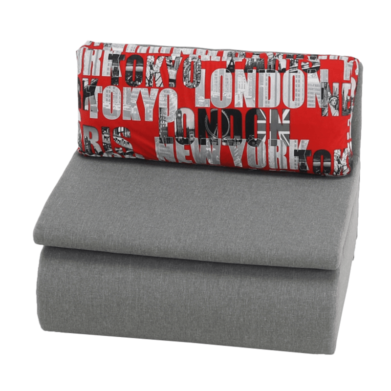 Casa si Gradina - Mobilier - Scaune si fotolii - Fotolii - Fotoliu extensibil, gri/model, KENY NEW - Infinity.ro