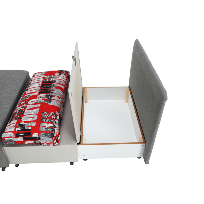 Casa si Gradina - Mobilier - Scaune si fotolii - Fotolii - Fotoliu extensibil, gri/model, KENY NEW - Infinity.ro