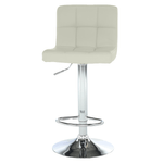 Casa si Gradina - Mobilier - Scaune si fotolii - Scaune - Scaun bar, piele ecologica bej/crom, KANDY NEW - Infinity.ro