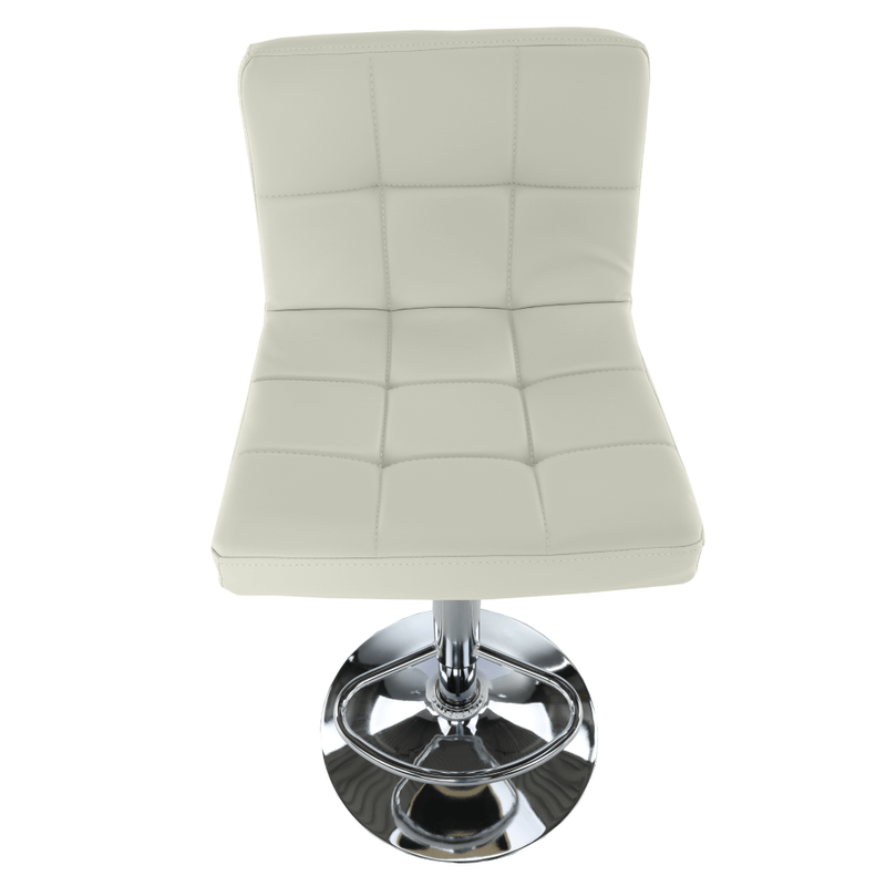 Casa si Gradina - Mobilier - Scaune si fotolii - Scaune - Scaun bar, piele ecologica bej/crom, KANDY NEW - Infinity.ro