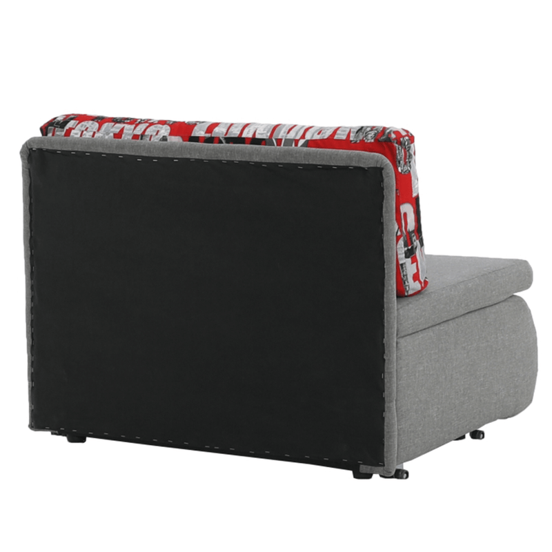 Casa si Gradina - Mobilier - Scaune si fotolii - Fotolii - Fotoliu extensibil, gri/model, KENY NEW - Infinity.ro