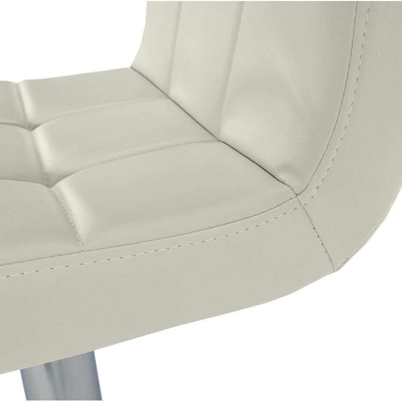 Casa si Gradina - Mobilier - Scaune si fotolii - Scaune - Scaun bar, piele ecologica bej/crom, KANDY NEW - Infinity.ro