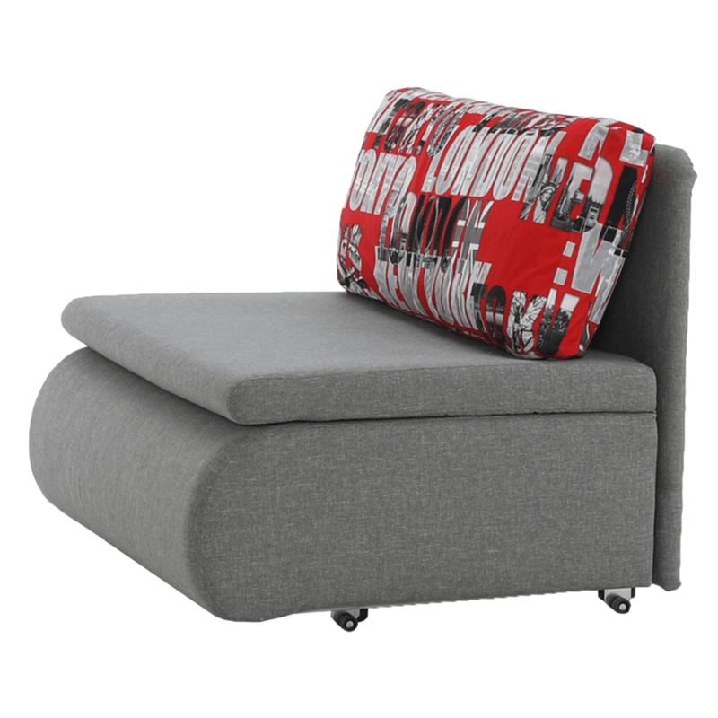 Casa si Gradina - Mobilier - Scaune si fotolii - Fotolii - Fotoliu extensibil, gri/model, KENY NEW - Infinity.ro