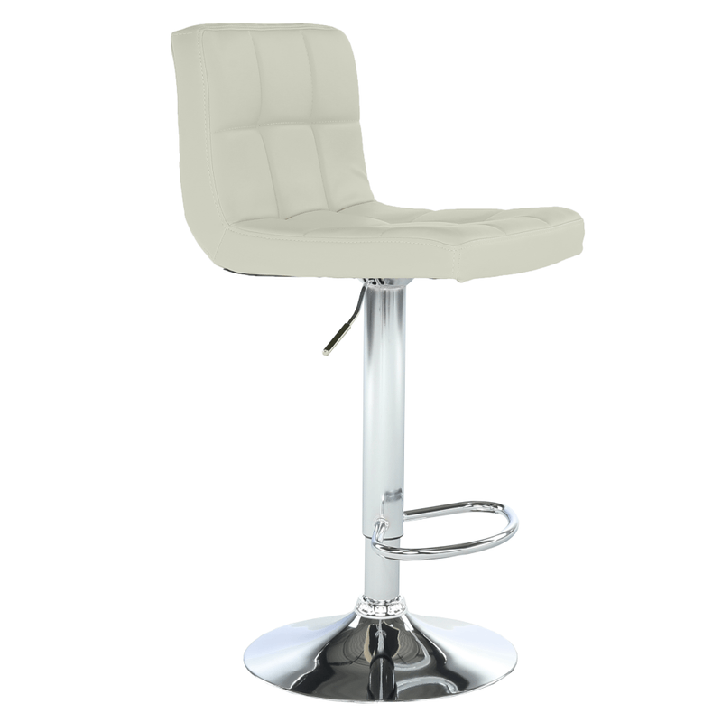 Casa si Gradina - Mobilier - Scaune si fotolii - Scaune - Scaun bar, piele ecologica bej/crom, KANDY NEW - Infinity.ro