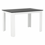 Casa si Gradina - Mobilier - Mese si birouri - Mese bucatarie si dining - Masa dining, alb/negru, 120x80 cm, KRAZ - Infinity.ro