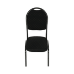 Casa si Gradina - Mobilier - Scaune si fotolii - Scaune - Scaun, tesatura neagra/cadru gri, JEFF 2  NEW - Infinity.ro