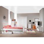 Casa si Gradina - Mobilier - Paturi si accesorii - Paturi - Pat, alb, 180x200, PARIS 76703 - Infinity.ro