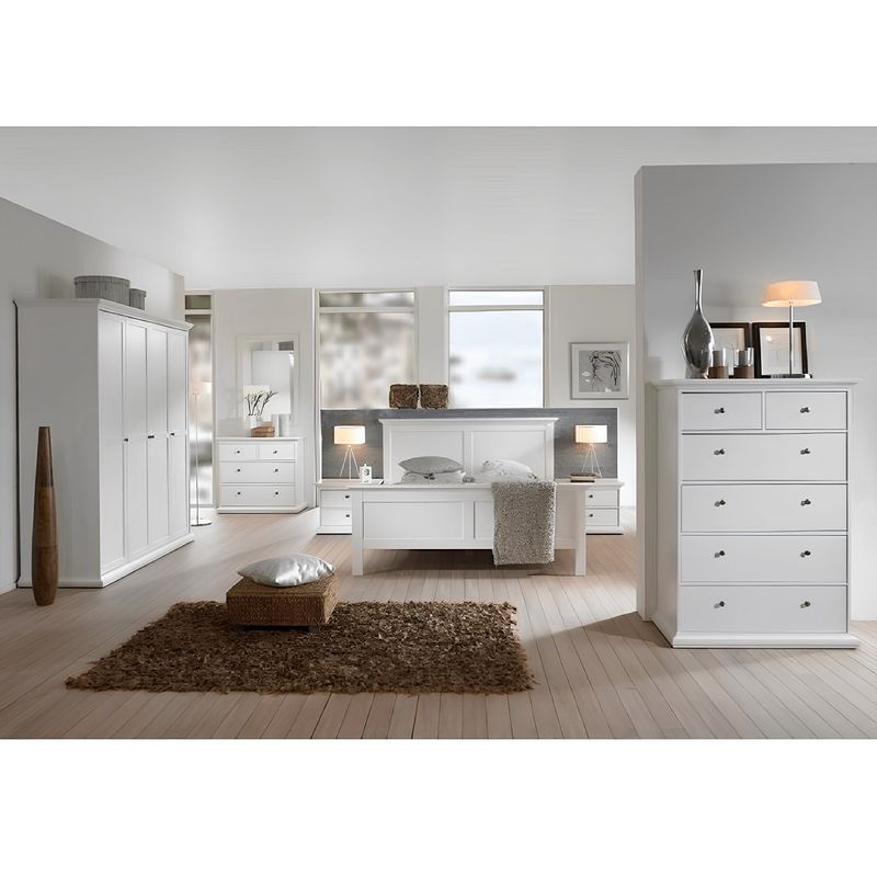 Casa si Gradina - Mobilier - Paturi si accesorii - Paturi - Pat, alb, 180x200, PARIS 76703 - Infinity.ro