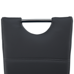 Casa si Gradina - Mobilier - Scaune si fotolii - Scaune - Scaun dining, gri inchis / cusatura deschisa, ABIRA NEW - Infinity.ro