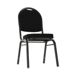 Casa si Gradina - Mobilier - Scaune si fotolii - Scaune - Scaun, tesatura neagra/cadru gri, JEFF 2  NEW - Infinity.ro