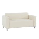 Casa si Gradina - Mobilier - Canapele si coltare - Coltare - Canapea 2 locuri, piele ecologica bej, HOMKER - Infinity.ro