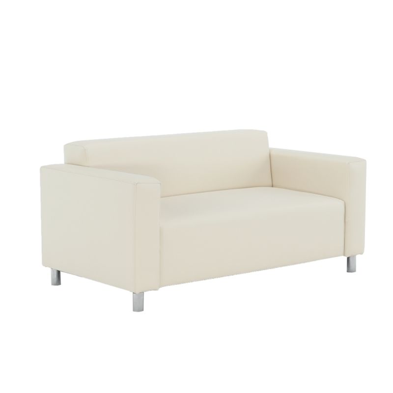 Casa si Gradina - Mobilier - Canapele si coltare - Coltare - Canapea 2 locuri, piele ecologica bej, HOMKER - Infinity.ro