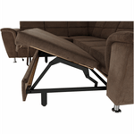 Casa si Gradina - Mobilier - Canapele si coltare - Coltare - Coltar extensibil, textil maro, stanga, SANTIAGO - Infinity.ro